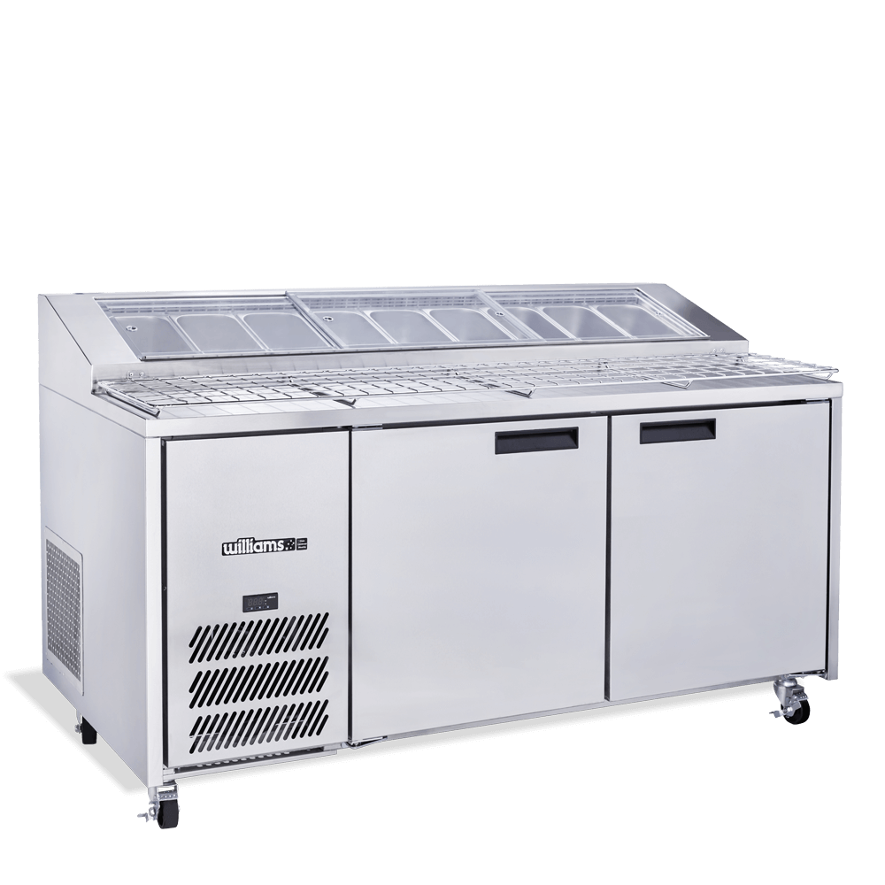 Williams Jade 710L 2 Door Pizza Prep Counter HJ2PCBA