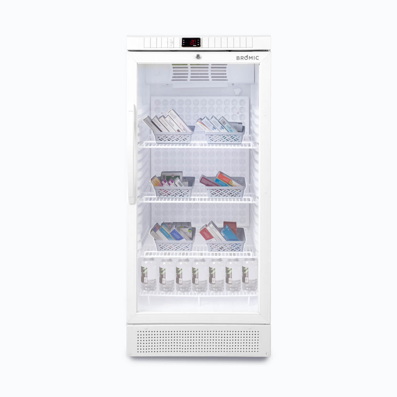 Bromic 215L MediFridge Vaccine Fridge MED0220GD-NR stocked view