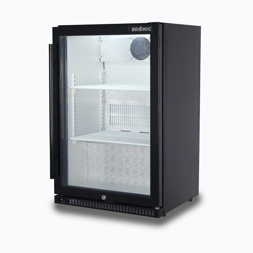 Bromic 118L 1 Door Glass Door Back Bar Fridge BB0120GD-NR