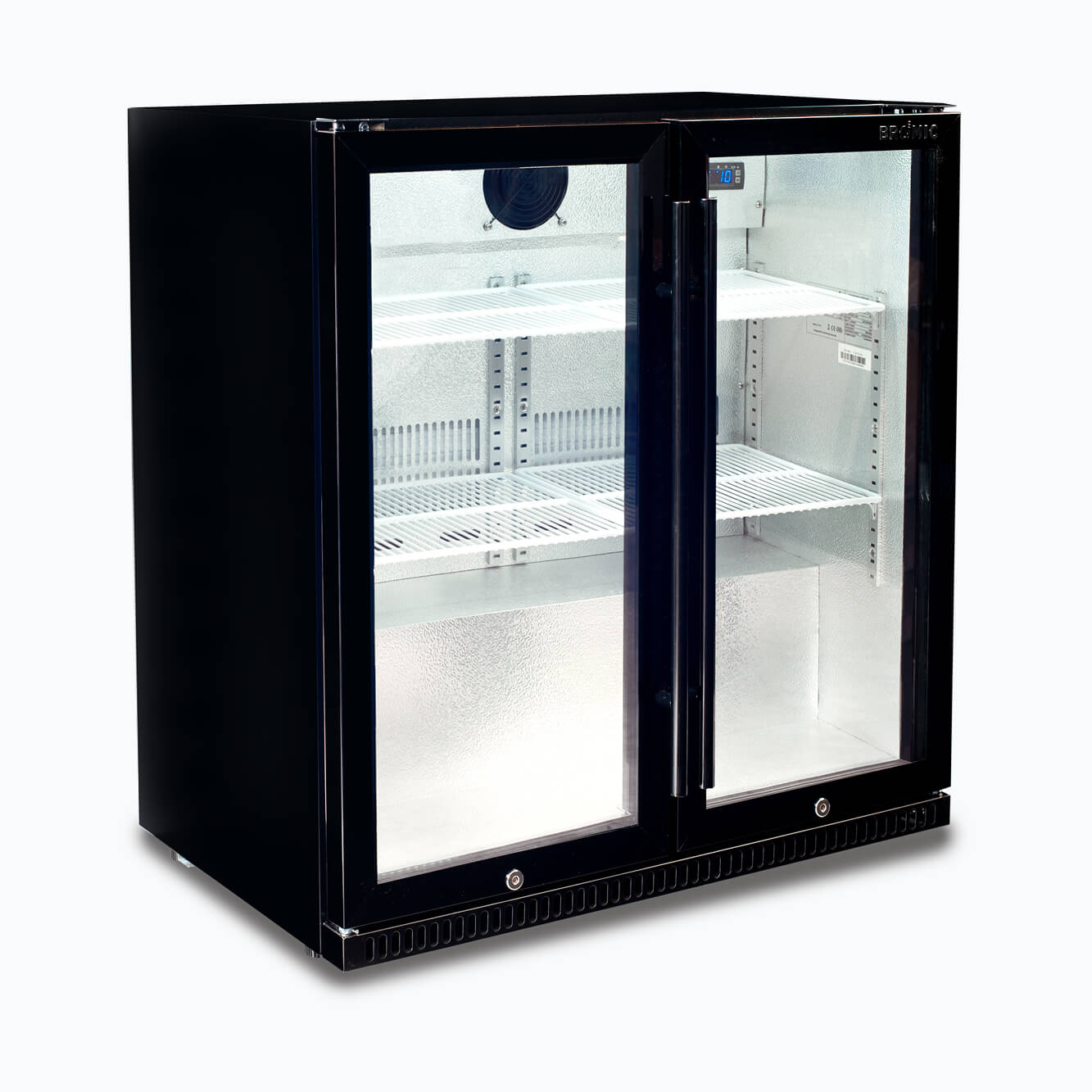 Bromic 190L 2 Door Glass Door Back Bar Fridge BB0200GD-NR