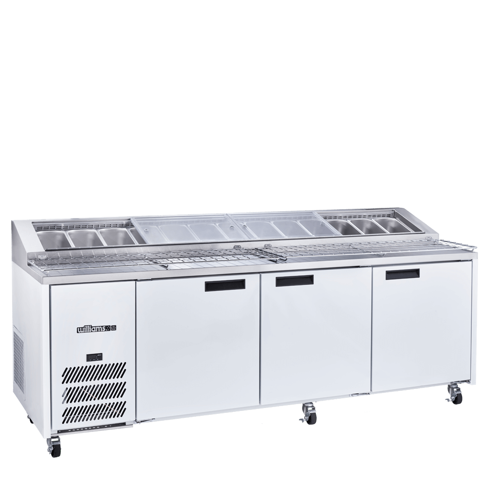 Williams Jade 1070L 3 Door Pizza Prep Counter HJ3PCBA