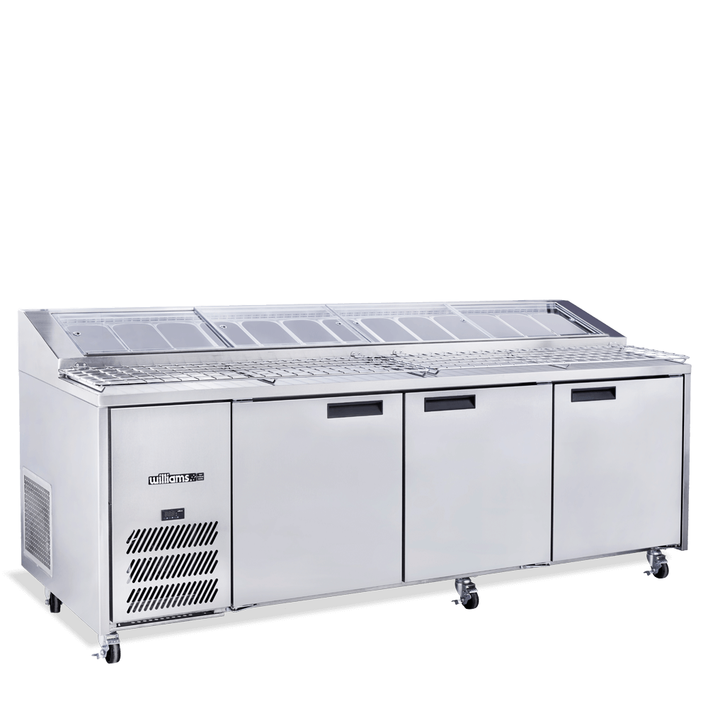 Williams Jade 1070L 3 Door Pizza Prep Counter HJ3PCBA
