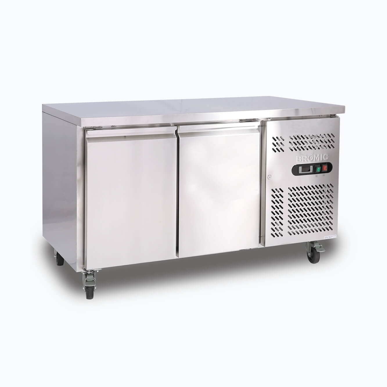 Bromic 2 Door Under Bench Freezer UBF1360SD-NR left side