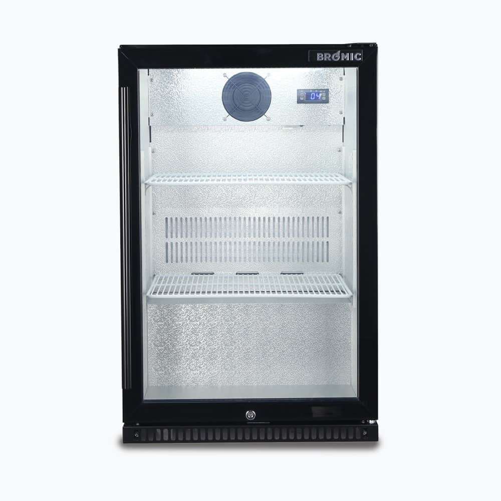 Bromic 118L 1 Door Glass Door Back Bar Fridge BB0120GD-NR