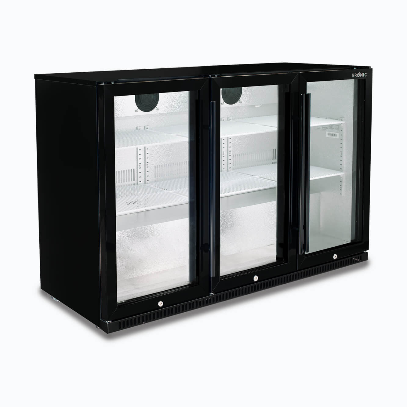 Bromic 307L 3 Door Glass Door Back Bar Fridge BB0330GD-NR