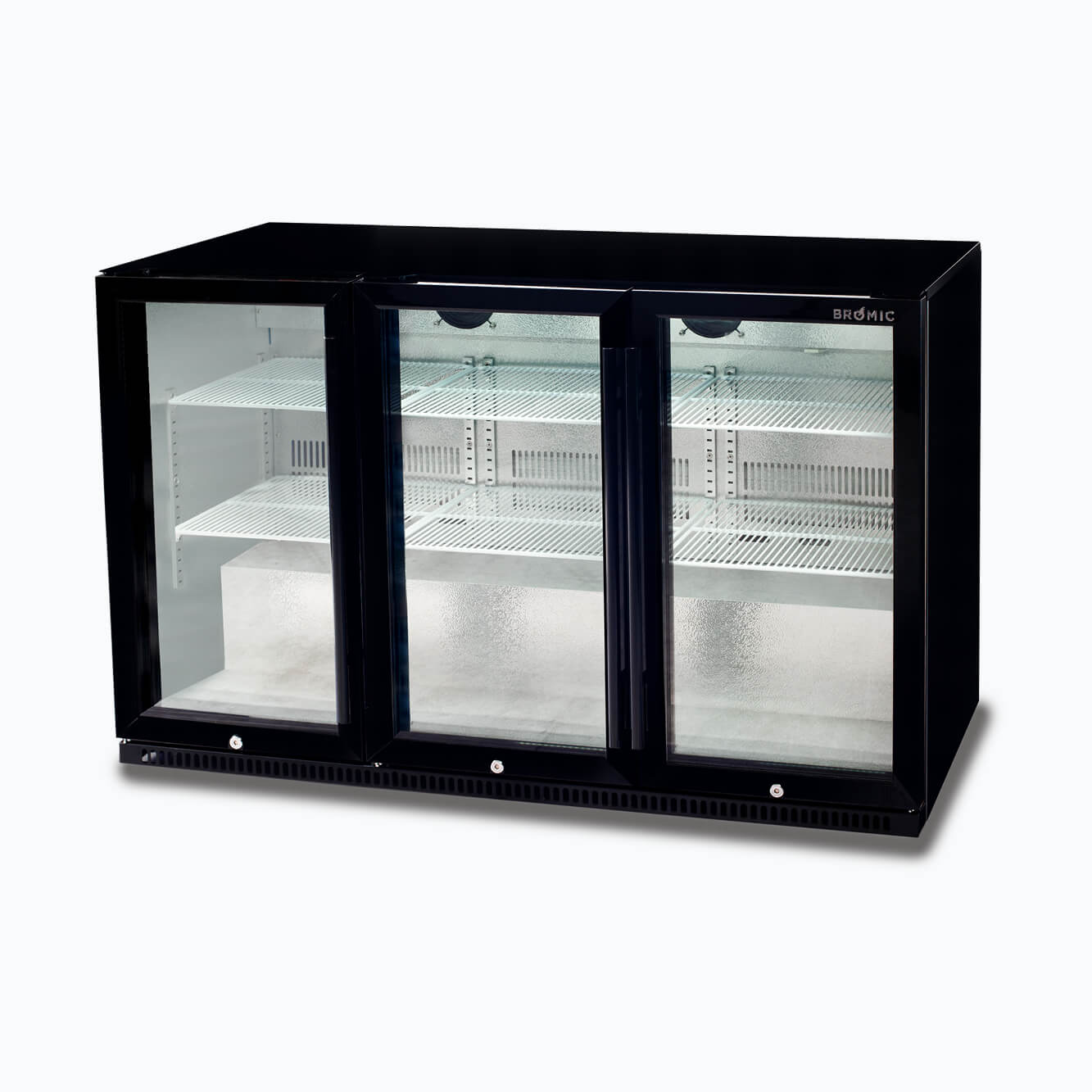 Bromic 307L 3 Door Glass Door Back Bar Fridge BB0330GD-NR