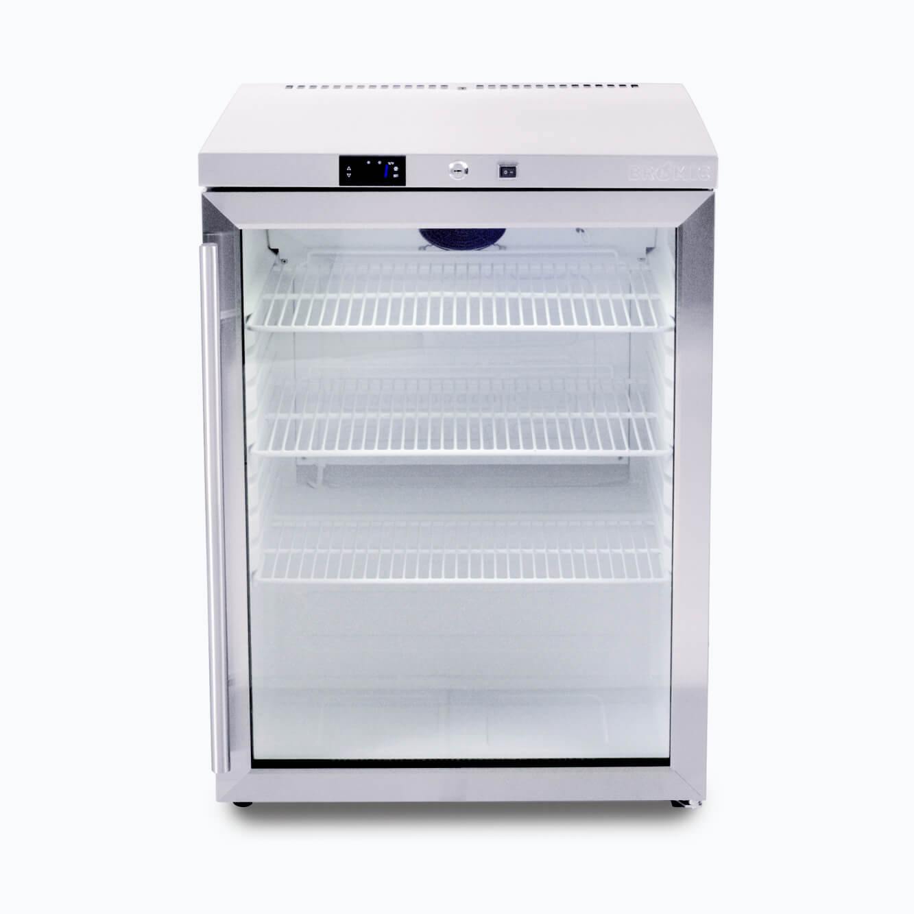 Bromic 138L 1 Door Under Bench Glass Display Fridge UBC0140GD-NR