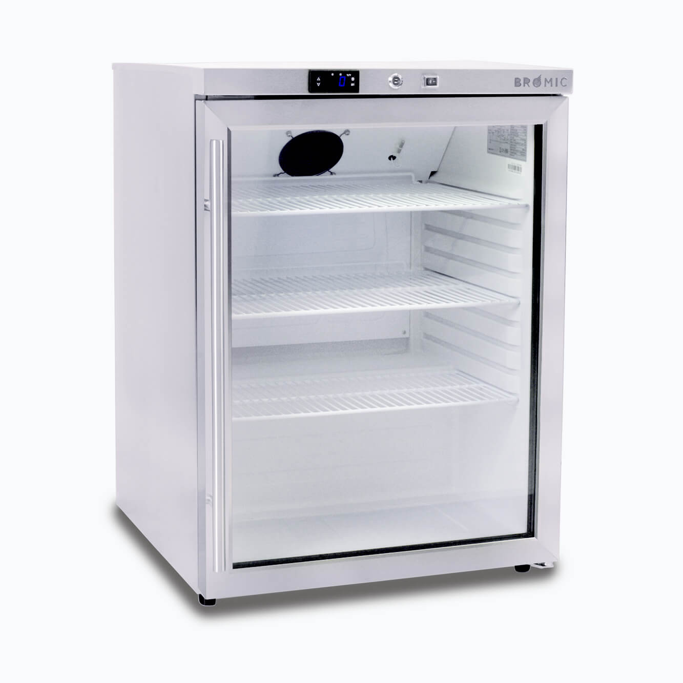 Bromic 138L 1 Door Under Bench Glass Display Fridge UBC0140GD-NR
