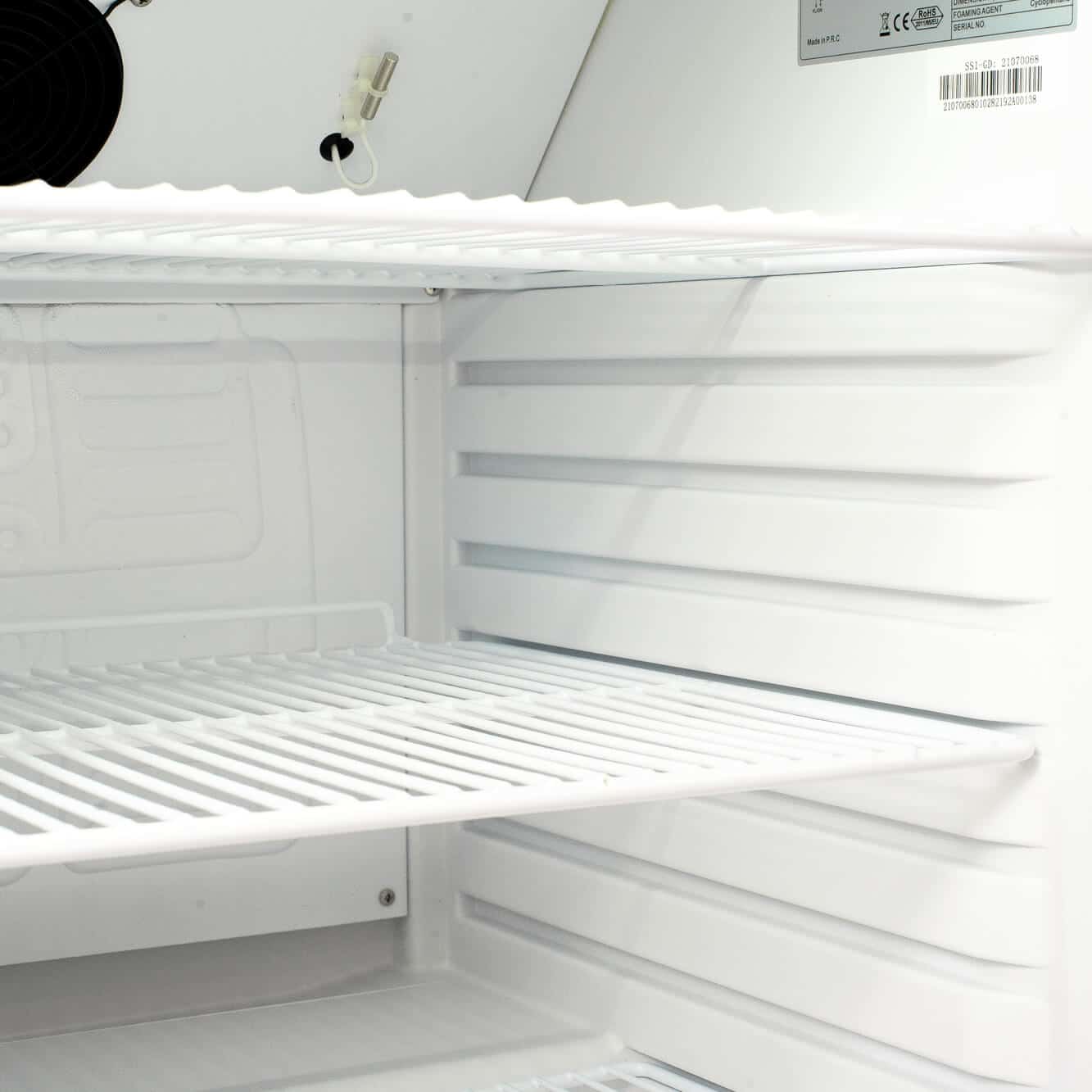 Bromic 138L 1 Door Under Bench Glass Display Fridge UBC0140GD-NR