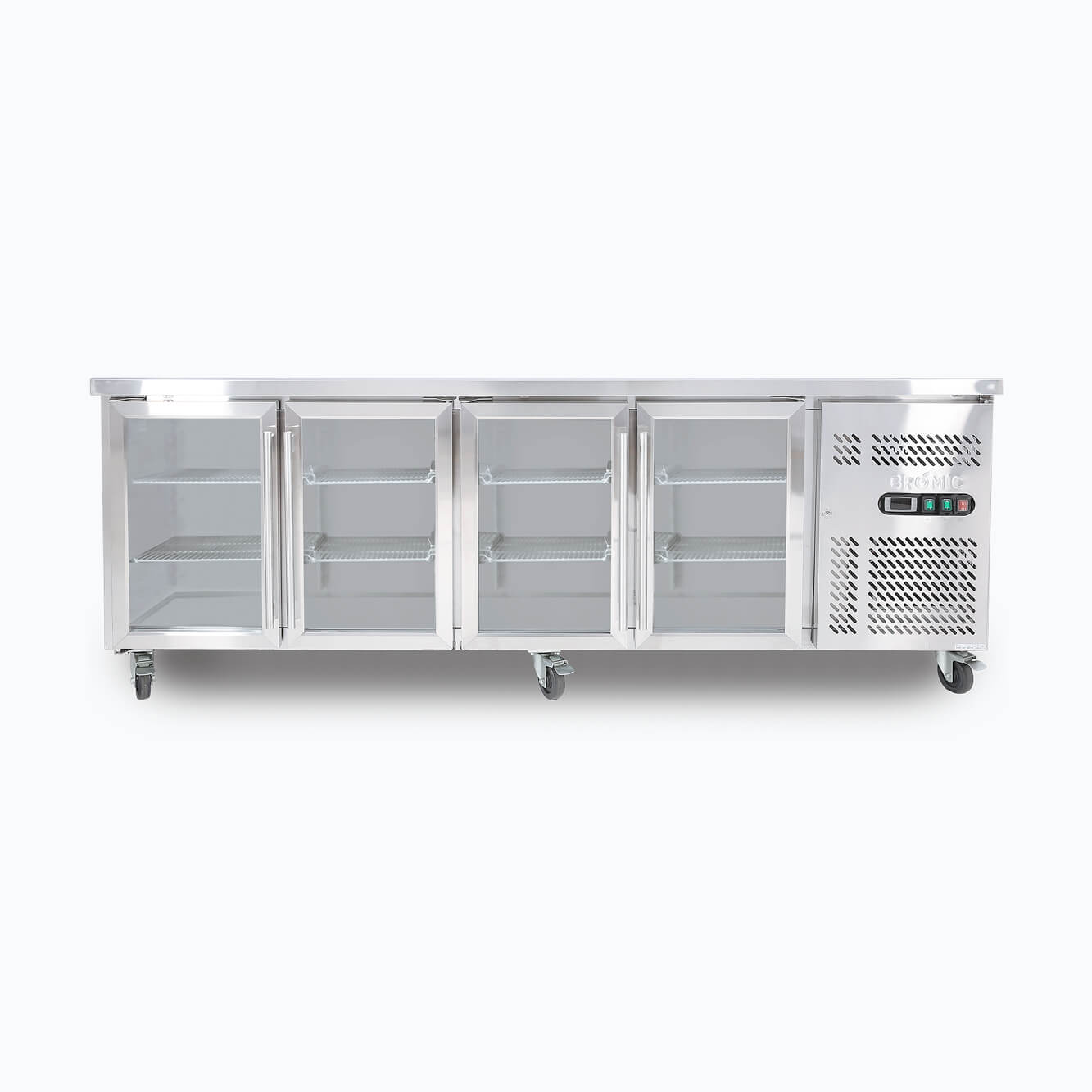 Bromic 553L 4 Door Under Bench Glass Display Fridge UBC2230GD-NR