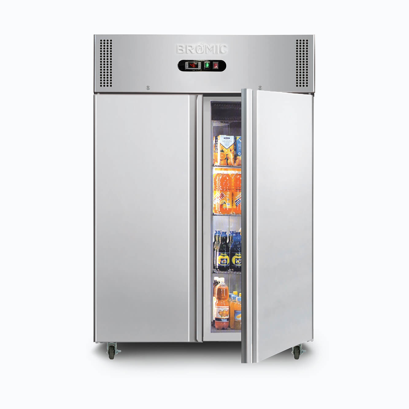 Bromic 1300L 2 Door Commercial Upright Fridge UC1300SD-NR