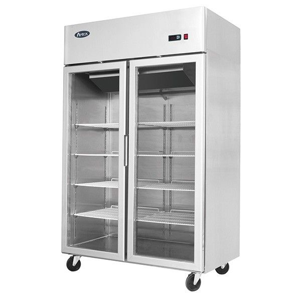 Atosa 1240L 2 Door Top Mounted Freezer Showcase MCF8602