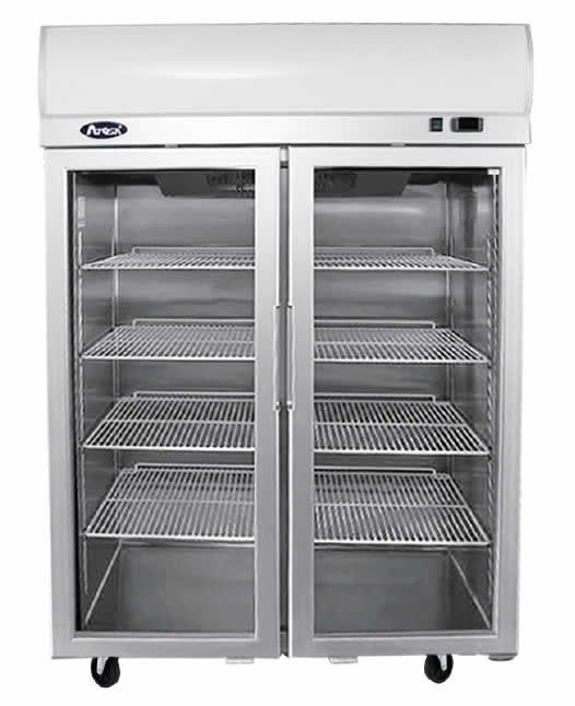Atosa 900L 2 Door Top Mounted Glass Freezer YCF9408